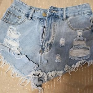 Shein size Sm Jean shorts